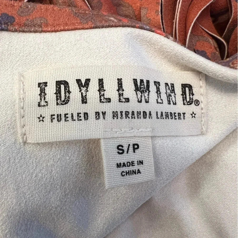 Idyllwind Miranda Lambert Women’s Golden Road Fringe Cowgirl Top Size Small - Picture 6 of 11
